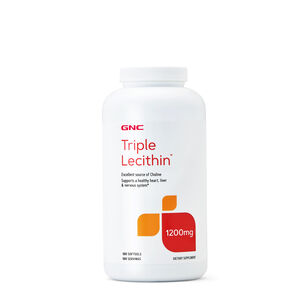 Triple Lecithin&trade; Supplement 1200mg - 180 Softgels &#40;180 Servings&#41;  | GNC